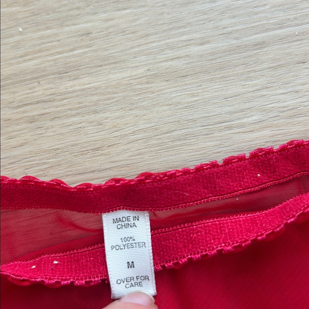 Vintage Victoria’s Secret Sheet String Bikini Panty M - Picture 2 of 4